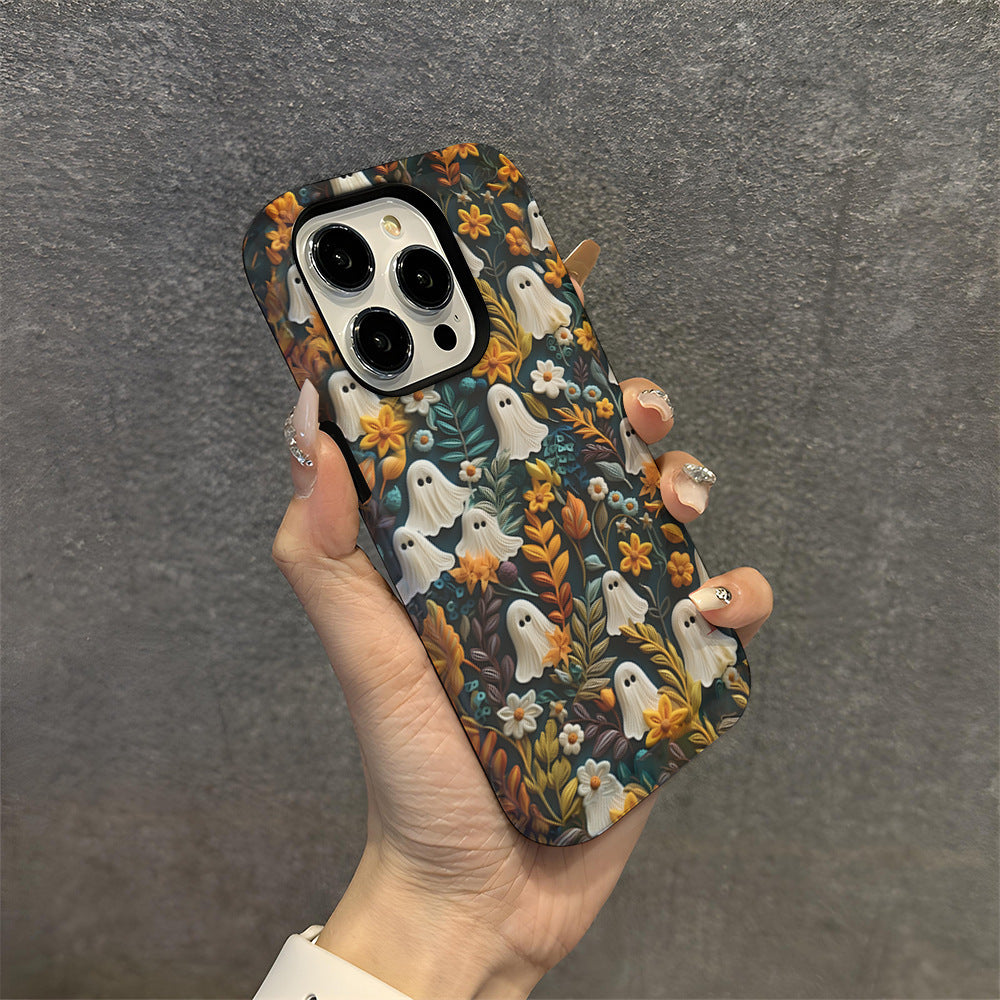 Skull Jelly Frosted Glossy Phone Case