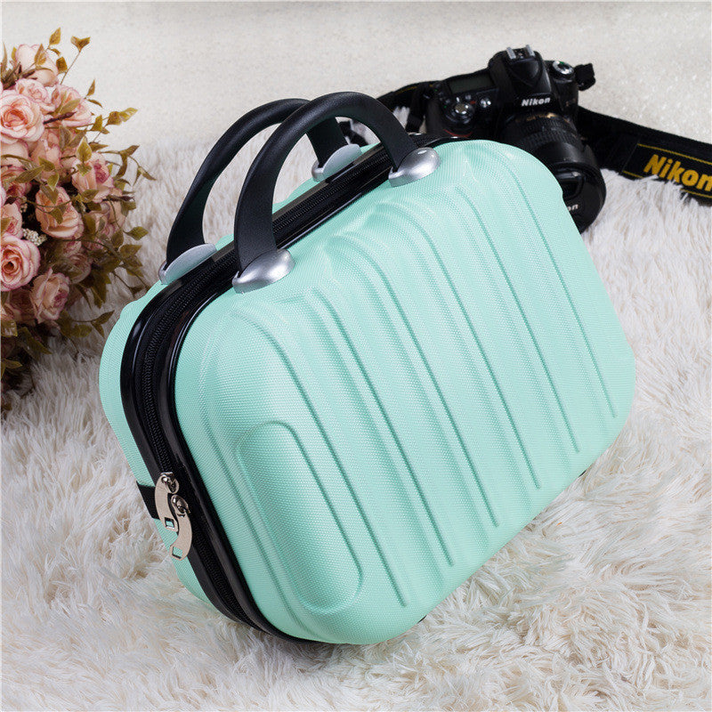 Korean Style Cosmetic Case Fashion Vertical Strip Cosmetic Bag