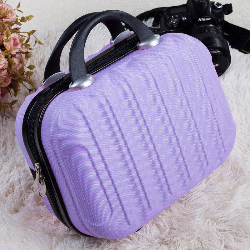 Korean Style Cosmetic Case Fashion Vertical Strip Cosmetic Bag