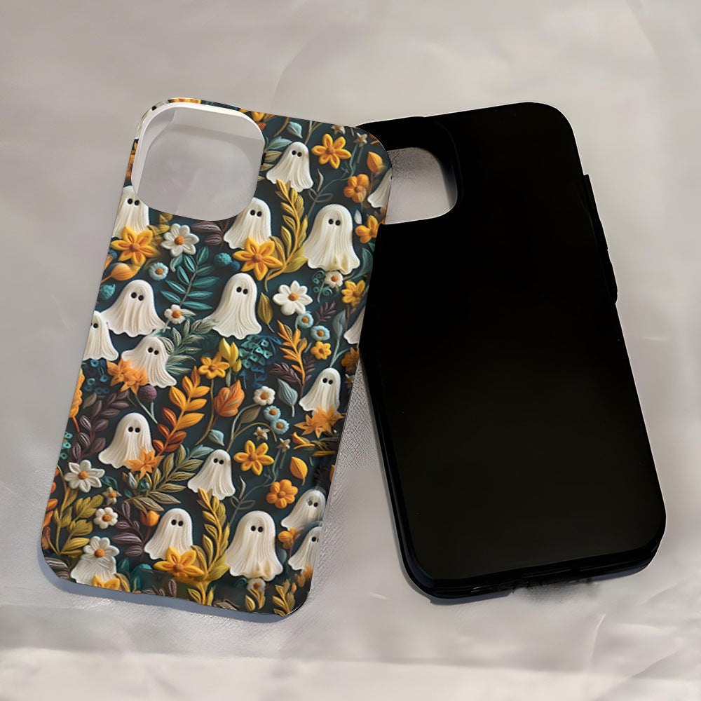 Skull Jelly Frosted Glossy Phone Case