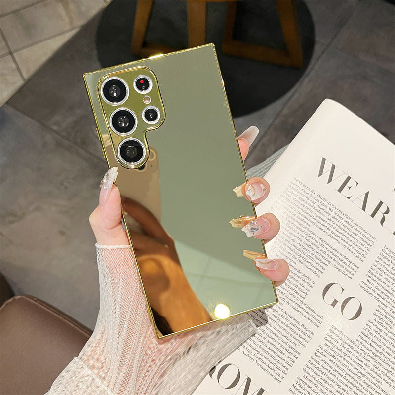 Creative Anti Drop Electroplated Mirror Phone Case