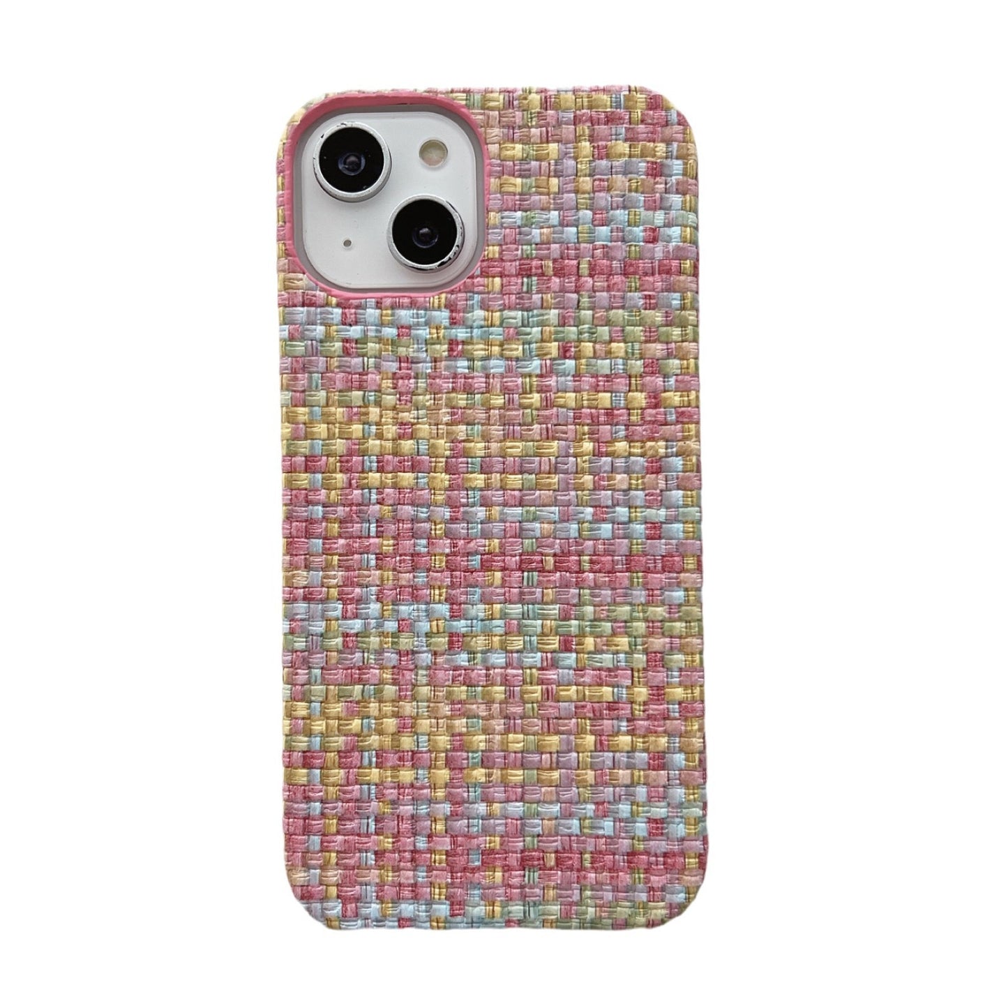 Woven Plaid Mobile Phone Protective Case