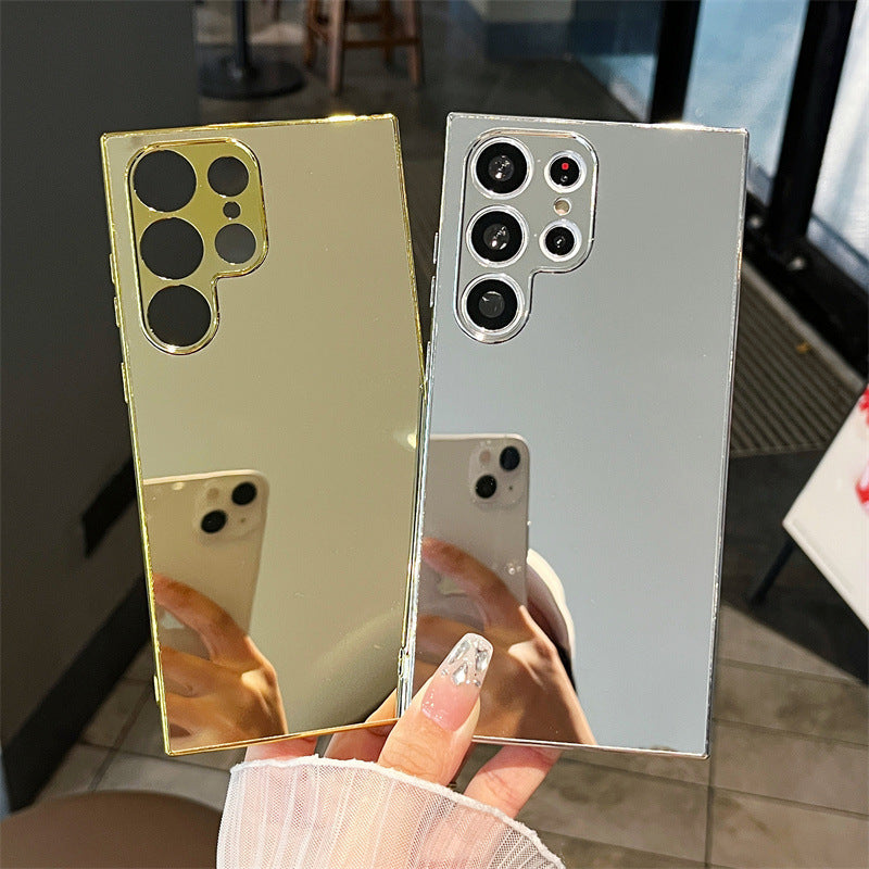 Creative Anti Drop Electroplated Mirror Phone Case