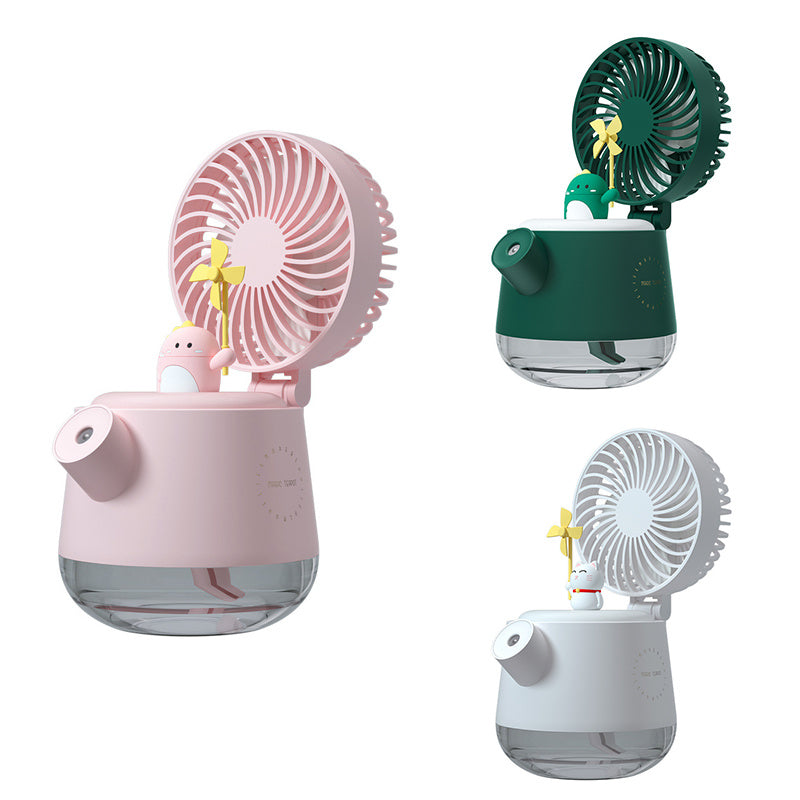 Rechargeable Large-capacity Aromatherapy Humidifying Spray Fan