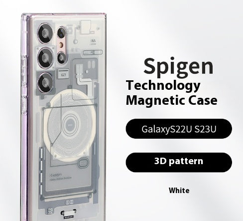 Technology Magnetic Samsung Phone Case All-inclusive Drop-resistant Circuit Board