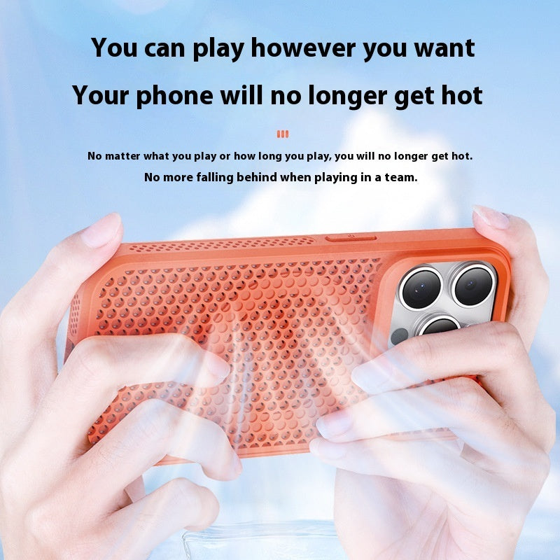 Phone Case Breathable Honeycomb Heat Dissipation