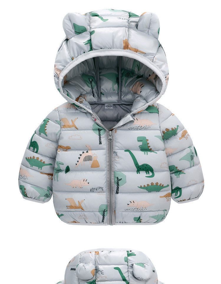 Winter Baby Cotton Coat Thickened Baby Quilt Coat Children's Clothing