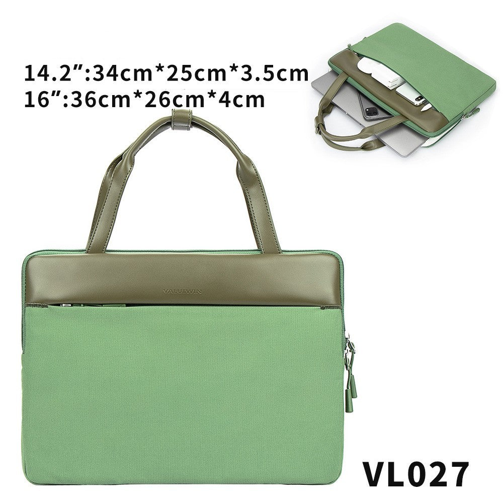 Laptop Bag Simple Two Colors Waterproof Ipad Laptop Sleeve Laptop Bag Girl Portable