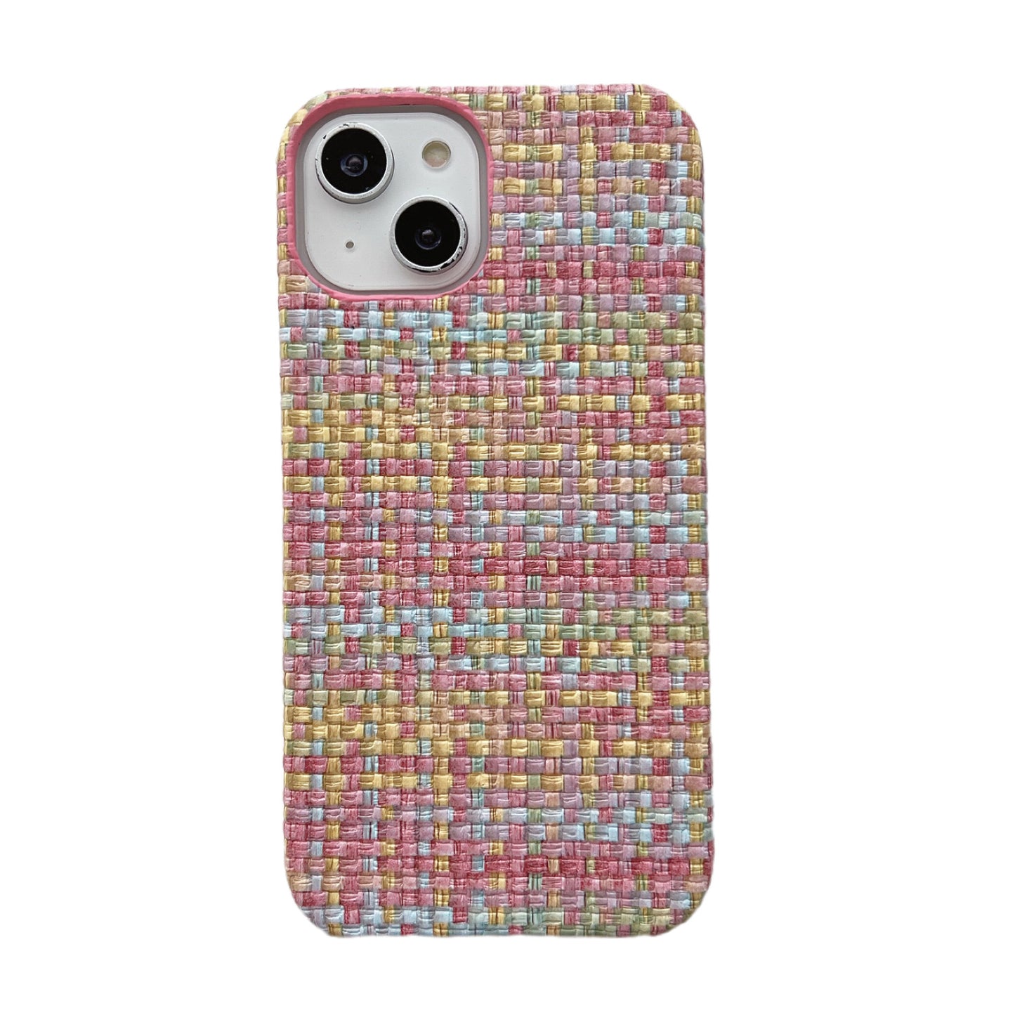 Woven Plaid Mobile Phone Protective Case